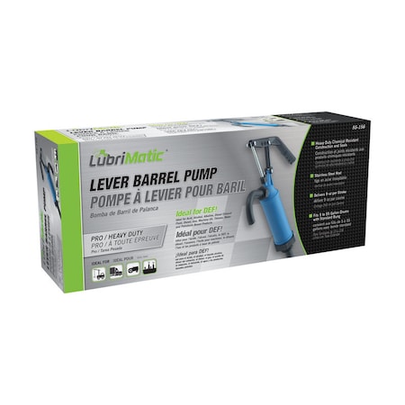 Lubrimatic Pump Lever Barrel 55-156